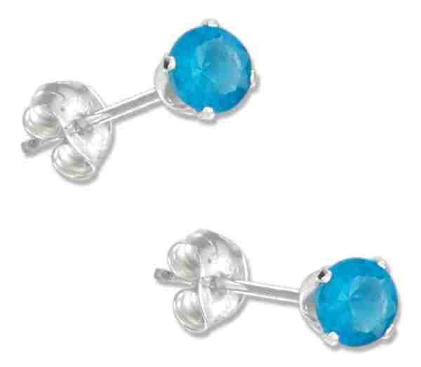 December Birthstone Cubic Zirconia Stud Earrings December Birthstone Cubic Zirconia Stud Earrings