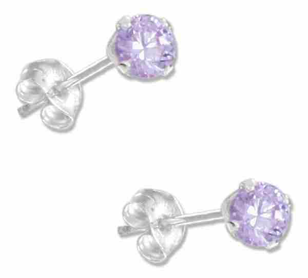 February Cubic Zirconia Stud Earrings February Cubic Zirconia Stud Earrings