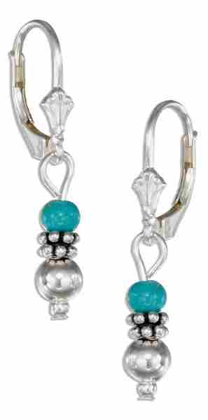 Turquoise Beads Earrings Turquoise Beads Earrings