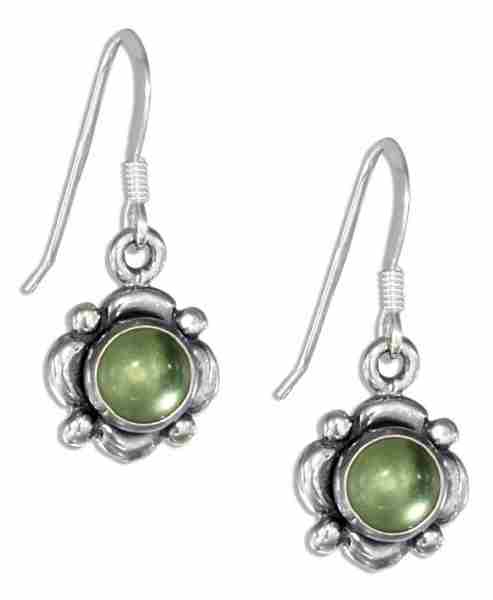 Peridot Beaded Earrings