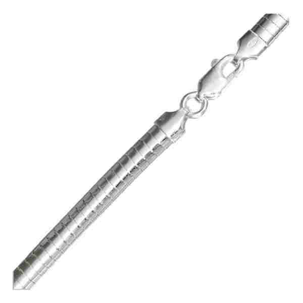 Flat Omega Chain Necklace Or Bracelet 6mm Flat Omega Chain Necklace Or Bracelet 6mm