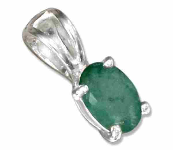 Oval Emerald Pendant Oval Emerald Pendant