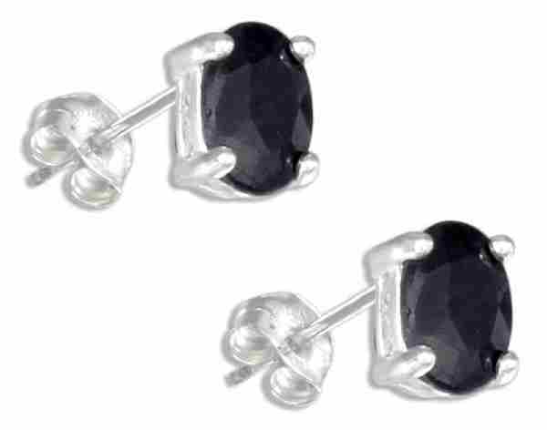 Oval Sapphire Stud Earrings Oval Sapphire Stud Earrings
