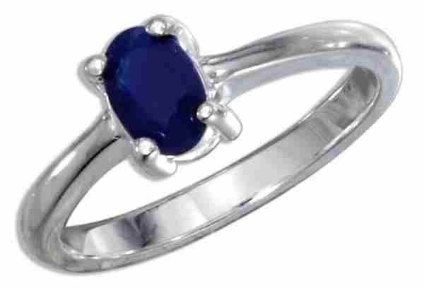 Oval Sapphire Solitaire Ring Oval Sapphire Solitaire Ring