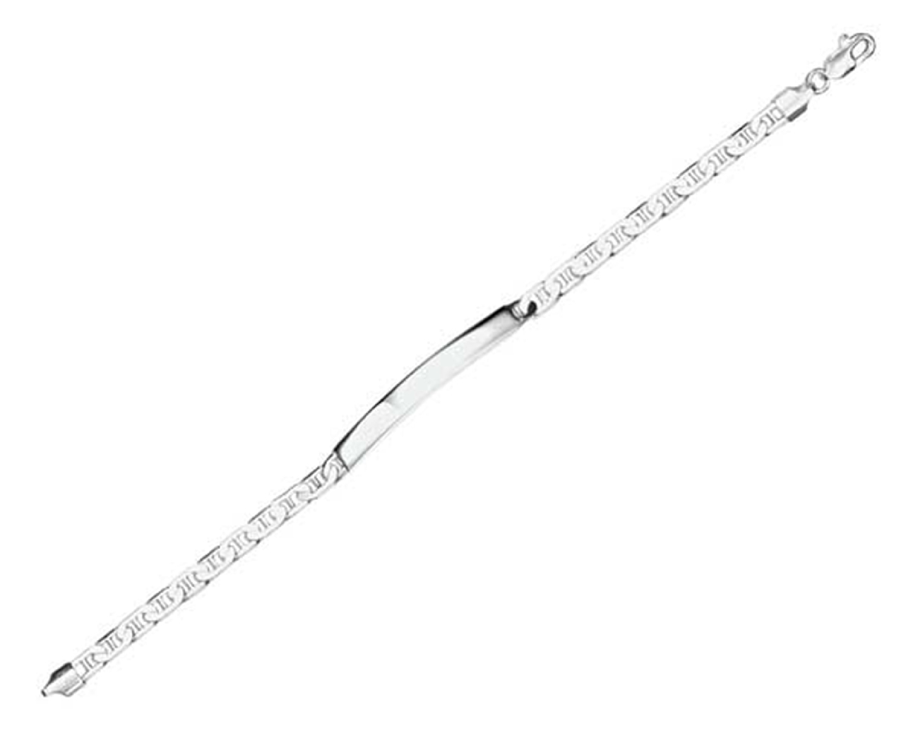 Flat Marina Link ID Bracelet 120 Flat Marina Link ID Bracelet 120