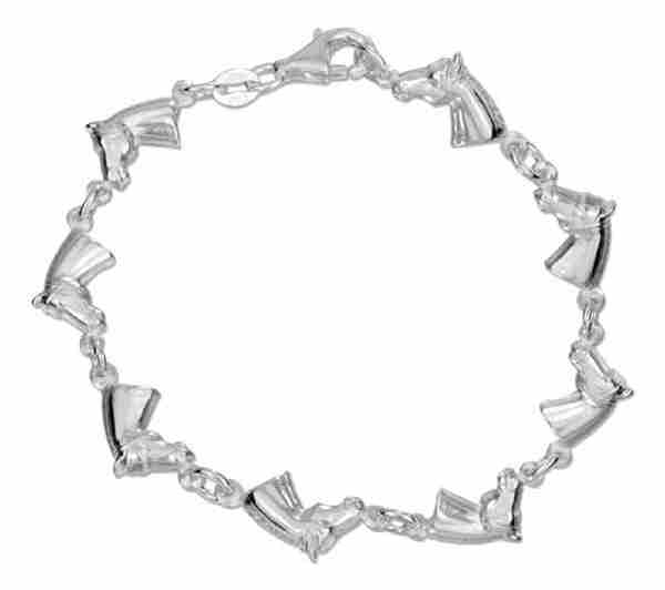 Puffed Horse Bracelet
