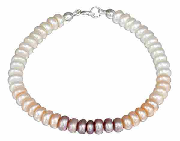 Freshwater Pearl Many Colored Graduated Bracelet Freshwater Pearl Many Colored Graduated Bracelet