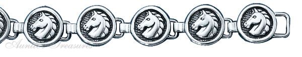 Medallion Horse Bracelet