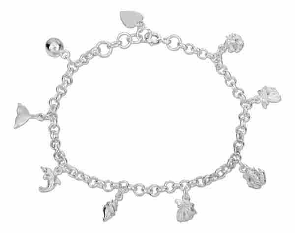 Sea Creatures Charm Bracelet