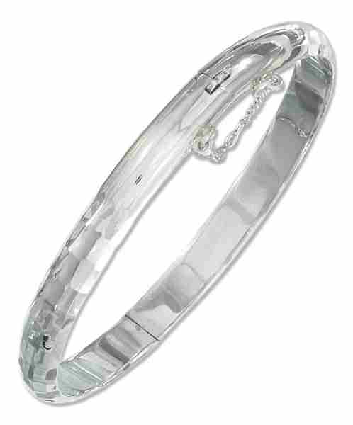 silver bangle bracelets. Disco Bangle Bracelet