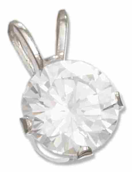 Cubic Zirconia Pendant - Click Image to Close