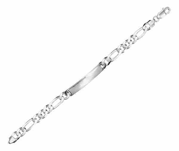 ID Bracelet Figaro 220 8 Inch ID Bracelet Figaro 220 8 Inch