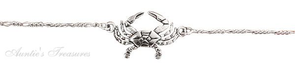 Crab Ankle Bracelet
