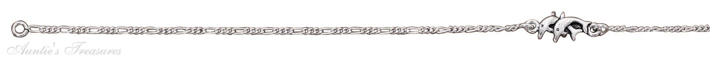 Dolphin Ankle Bracelet Figaro