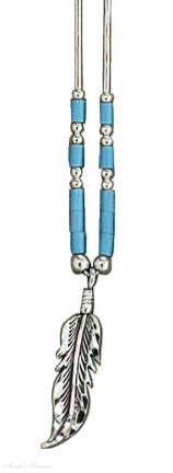 Beaded Turquoise Eagle Feather Ankle Bracelet
