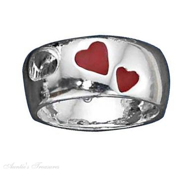 Enamel Heart Ring Enamel Heart Ring