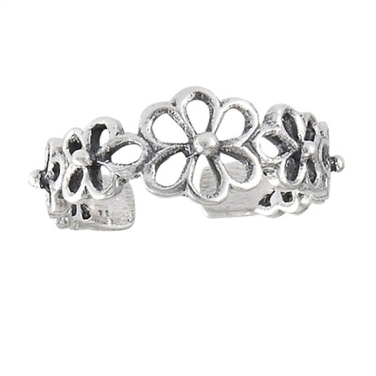 Adjustable Daisy Flowers Toe Ring Adjustable Daisy Flowers Toe Ring