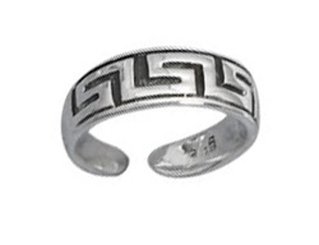Greek Key Toe Ring Greek Key Toe Ring