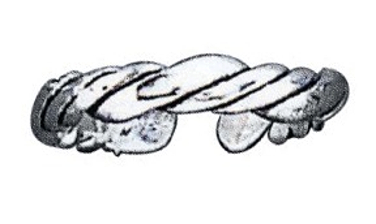 Twisted Rope Band Toe Ring
