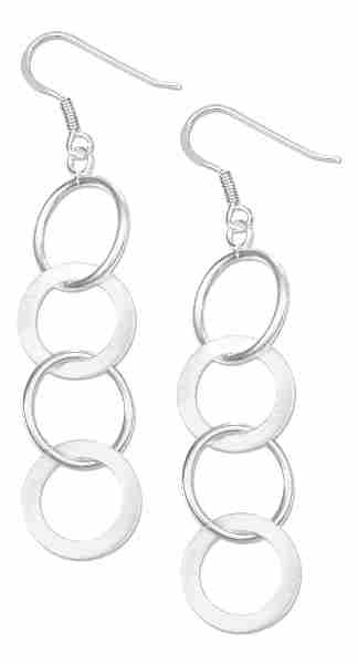 Circle Drop Earrings