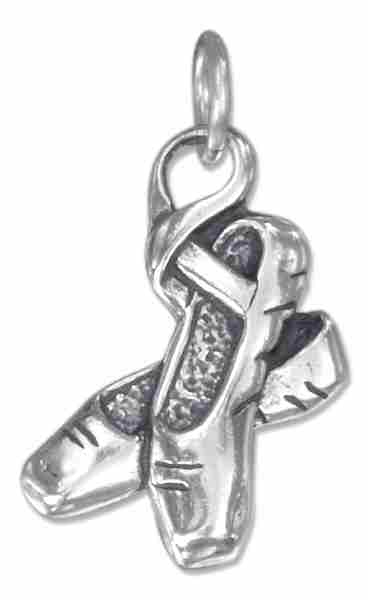 Ballerina Pointe Shoes Charm Ballerina Pointe Shoes Charm