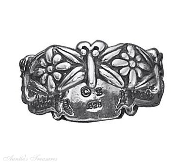 Butterfly Flowers Ring Butterfly Flowers Ring