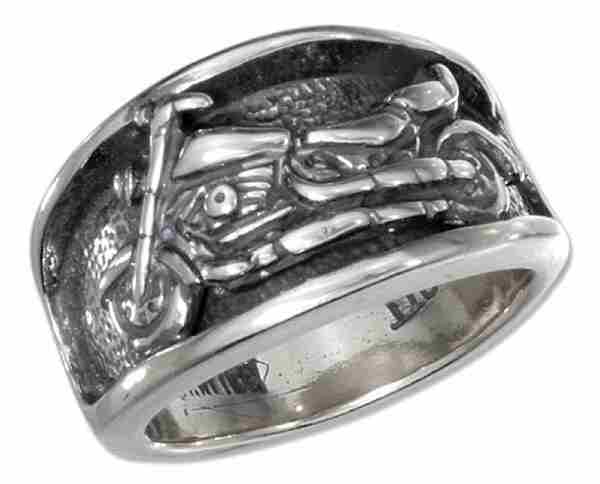 Men's Motorcycle Ring - Click Image to Close