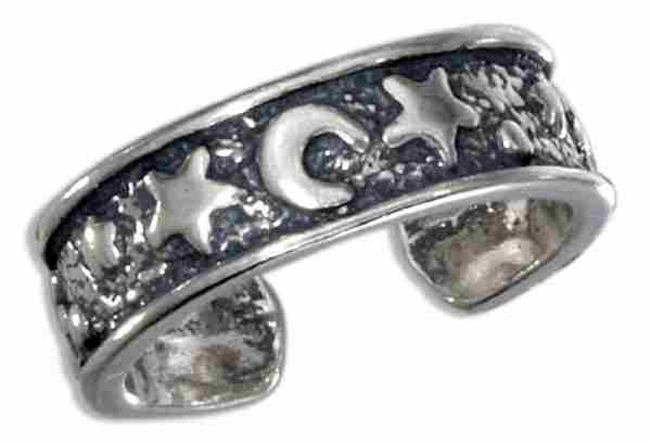 Moon Star Toe Ring Moon Star Toe Ring