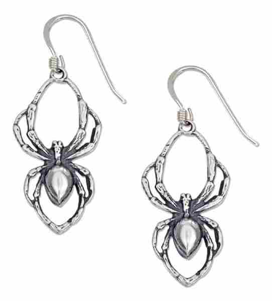 Spider Earrings Dangle Spider Earrings Dangle