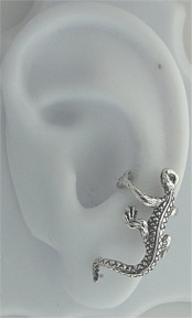 Nonpiercing Left Only Lizard Ear Cuff Wrap Nonpiercing Left Only Lizard Ear Cuff Wrap