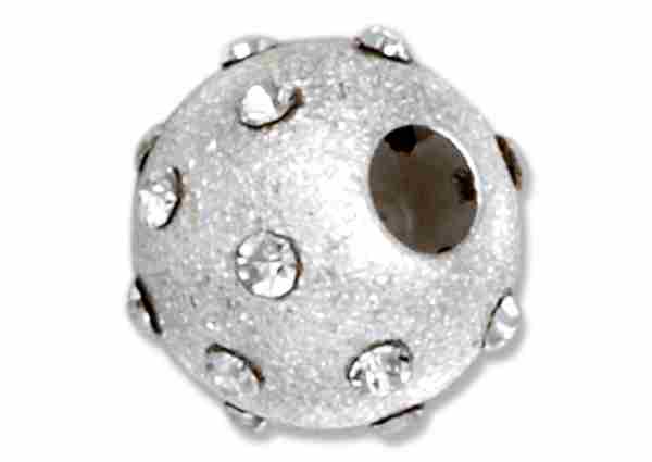 April Birthstone Spacer Bead Slide Pendant