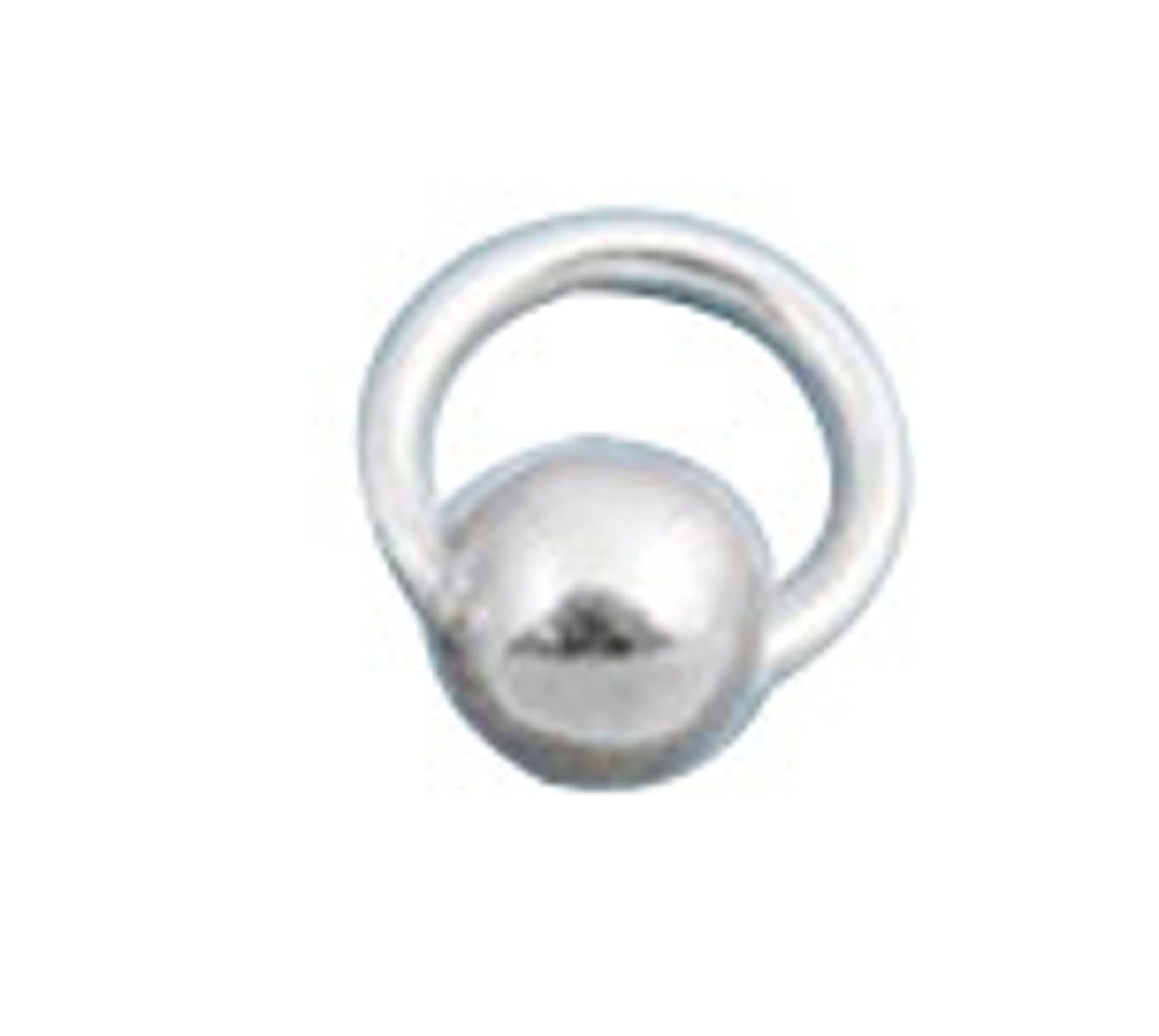 8mm Pierced Ear Ball Charm Wire Band Ring Ear Cuff 8mm Pierced Ear Ball Charm Wire Band Ring Ear Cuff