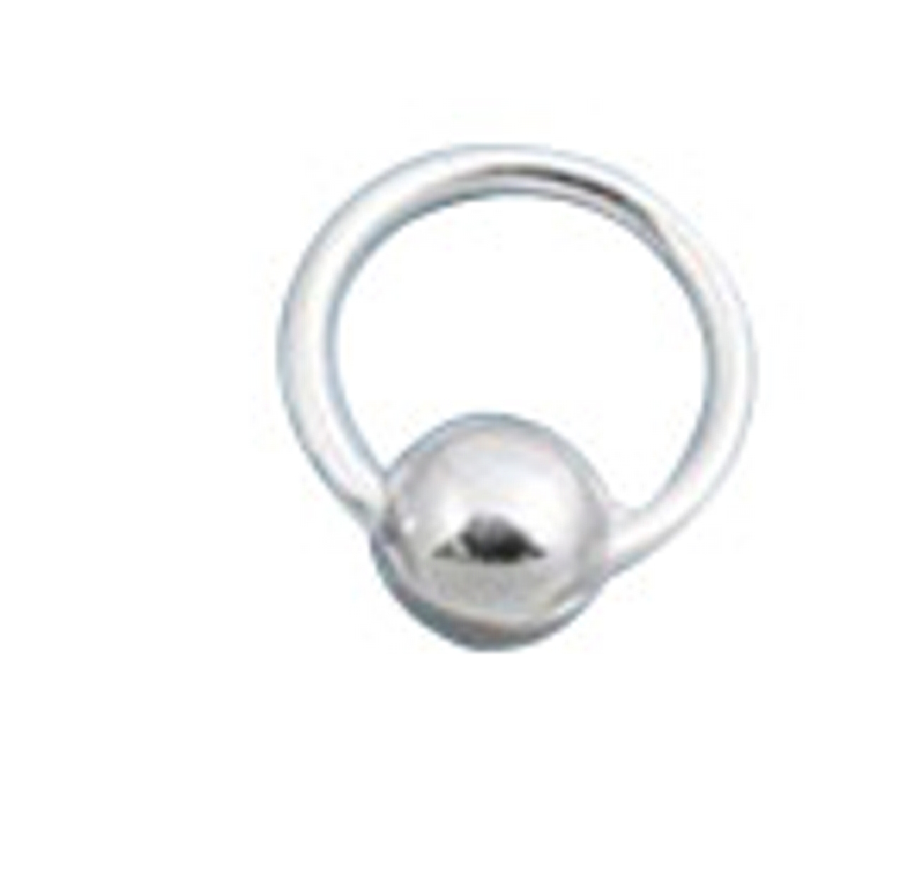10mm Pierced Ear Ball Charm Wire Band Ring Ear Cuff 10mm Pierced Ear Ball Charm Wire Band Ring Ear Cuff