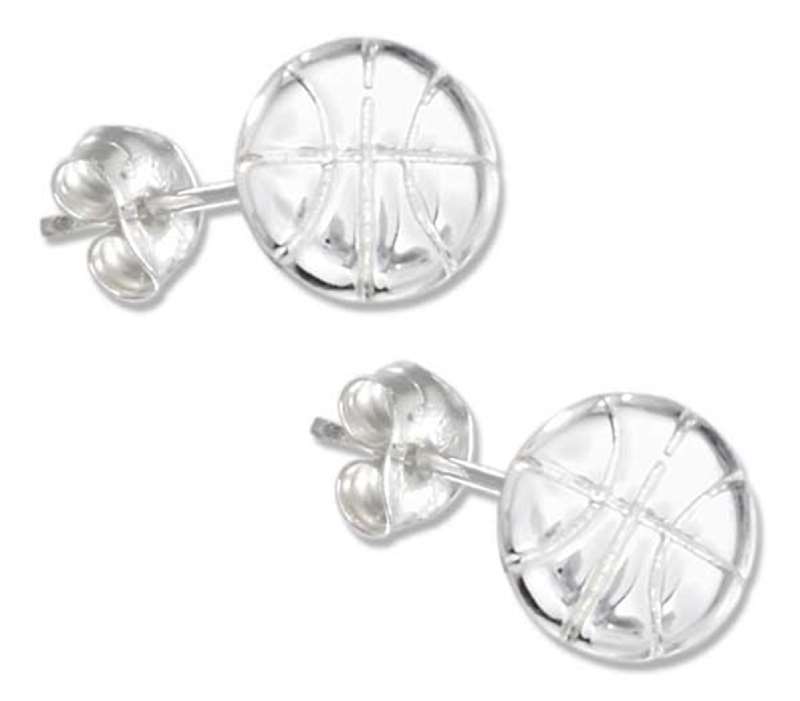 Basketball Post Earrings Basketball Post Earrings