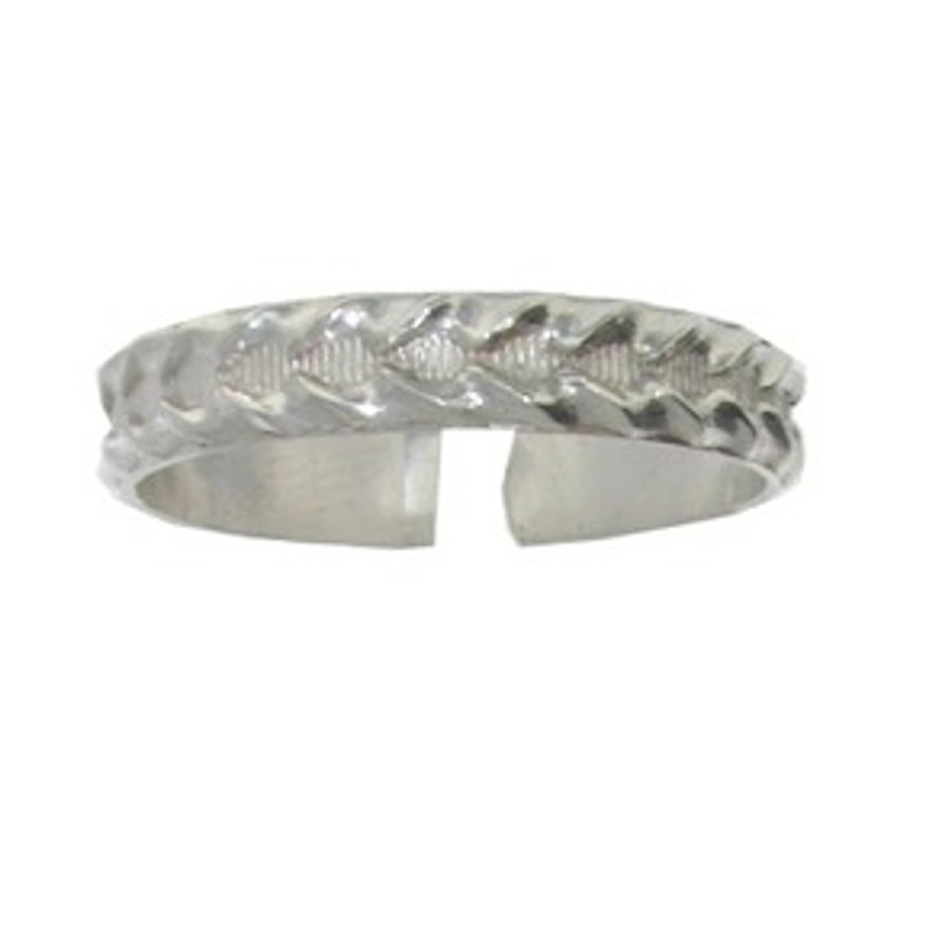 Men's Boat Trail Wave Band Large Big Toe Adjustable Toe Ring Men's Boat Trail Wave Band Large Big Toe Adjustable Toe Ring