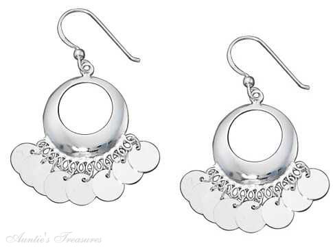 Bottom Heavy Open Circle Dangle Earrings Bottom Heavy Open Circle Dangle Earrings