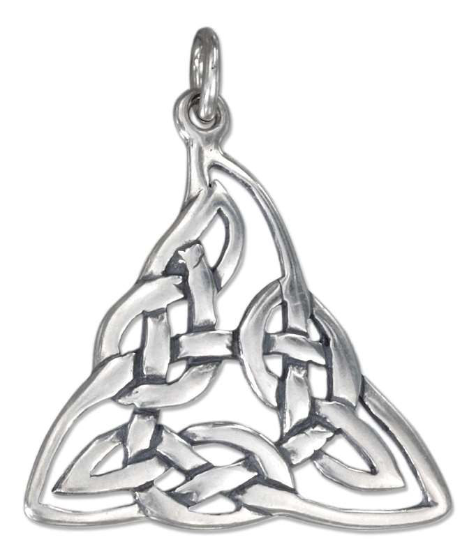 Celtic Triquetra Knot Triangle Charm Celtic Triquetra Knot Triangle Charm