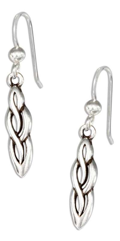 Celtic Twist Dangle Earrings