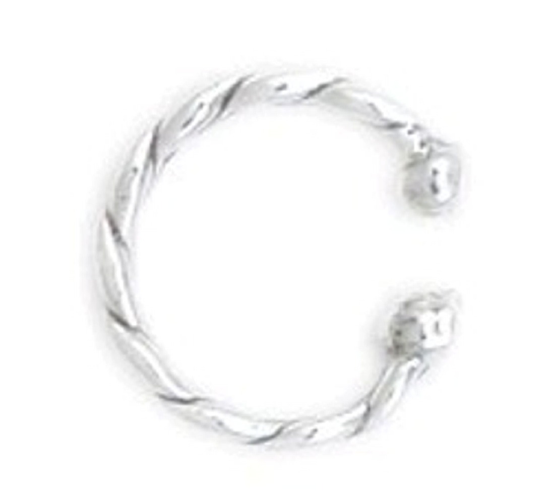 Chain Braid Bali Style Band Outer Ear Cuff Chain Braid Bali Style Band Outer Ear Cuff