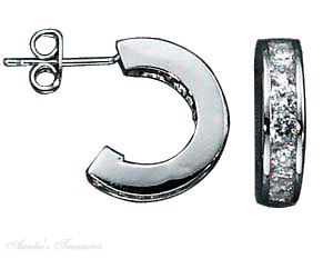 Cubic Zirconia Cuff Earrings