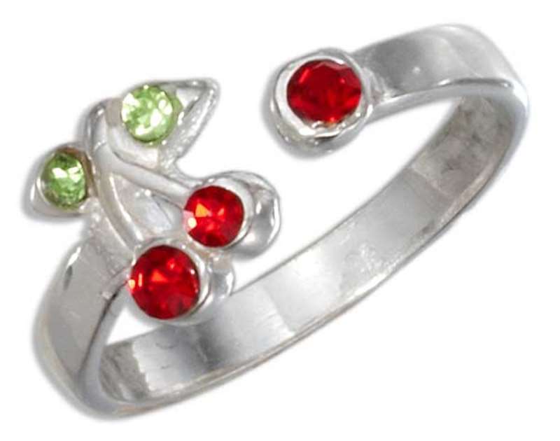 Red Toe Rings
