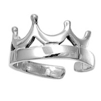 Crown Adjustable Toe Ring Crown Adjustable Toe Ring