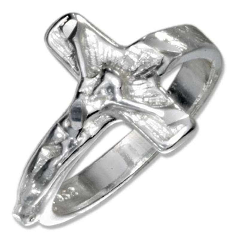 Christian Religious Crucifix Ring - Click Image to Close