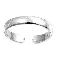 3mm Plain Band Adjustable Toe Ring 3mm Plain Band Adjustable Toe Ring
