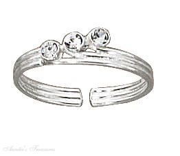 Crystal Toe Ring