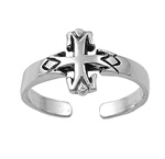 Decorative Christian Cross Adjustable Toe Ring Decorative Christian Cross Adjustable Toe Ring