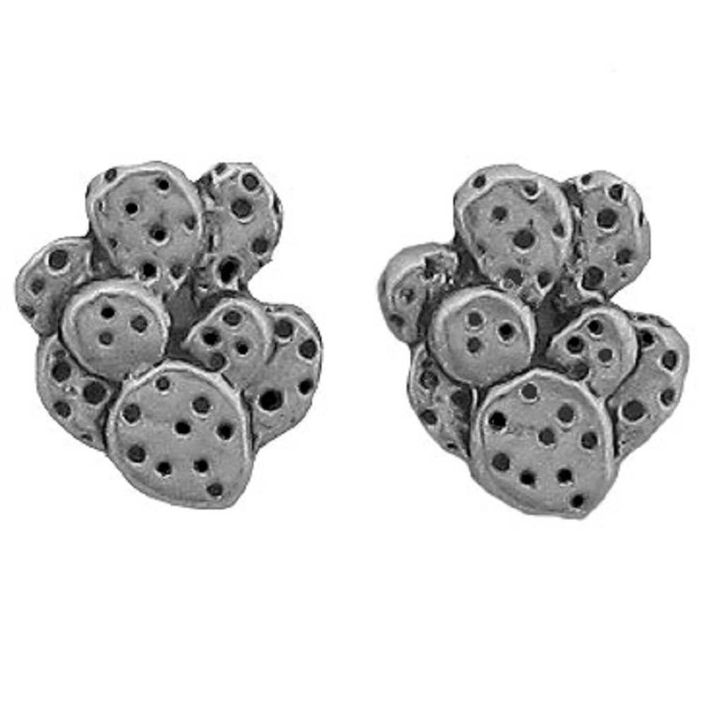 Desert Prickly Pear Cactus Post Earrings Desert Prickly Pear Cactus Post Earrings