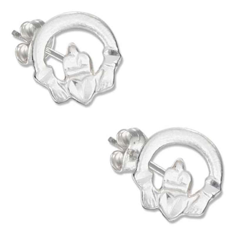 Claddagh Post Earrings Claddagh Post Earrings