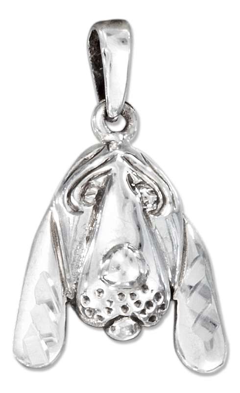 Hound Dog Face Charm