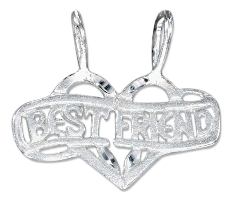 "BEST FRIEND" Two Piece Shareable Pendant